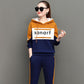 Casual Sports Suit Women's Loose Hooded Hoodie Sportswear Two-piece Suit Loose and Thin Hooded Hoodie Soft and Comfortable