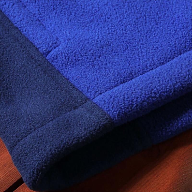 Autumn and Winter Men's Fleece Sweatshirts Polar Fleece Warmth Plus Fat Plus Size Fat Sweater