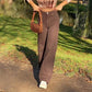 Vintage Y2K Joggers Women Cargo Pants 90s Streetwear Caramel Brown Low Waist E-girl Aesthetic Loose Straight Trousers Female