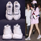 High-top Sneakers Female Students Korean Version of The Wild Harajuku Daddy Shoes Women Casual Running Shoes Women's Single Shoes