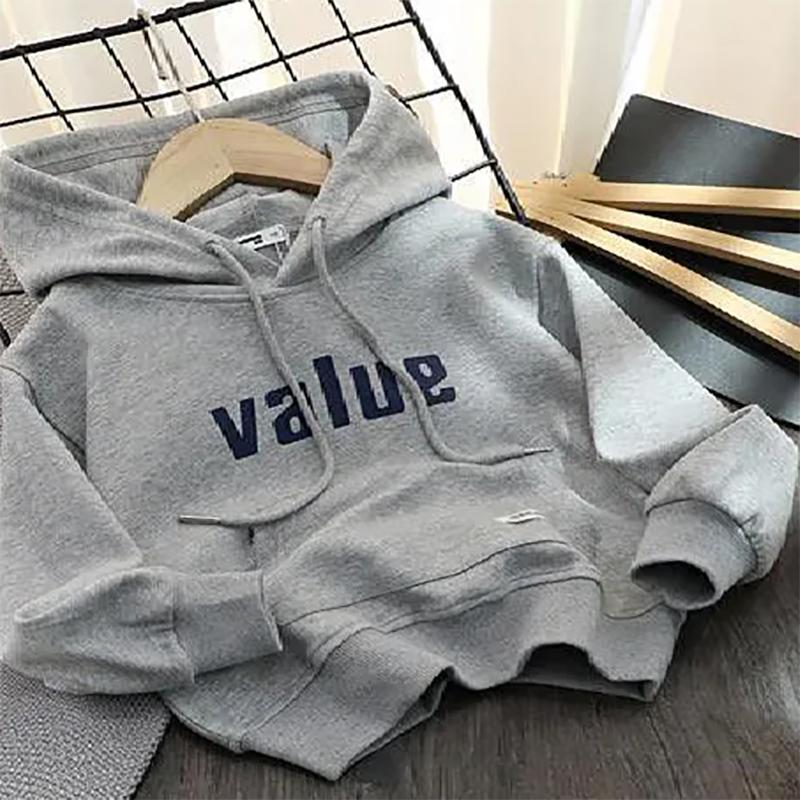 Men's Sweatshirt Autumn Casual Sports Tops Large Size Loose Korean Style Hooded Sweater