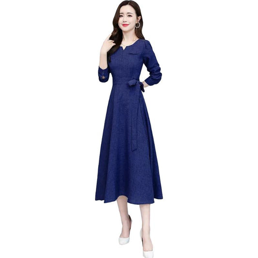 Autumn Summer Long Dress Long Sleeve Shirt Dress Women Long Dresses Button Shirt Dress Casual Loose Dresses 2021
