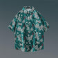 Summer Short-sleeved Shirt Hawaiian Beach Vacation Loose Five-point Sleeve Shirt