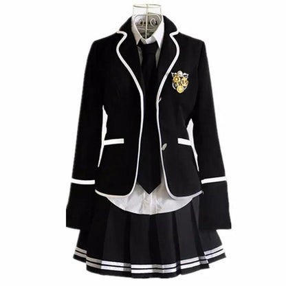 Children's School Uniform Clothing and Long Sleeved Chorus of Primary School Students Reading British Student School Uniforms