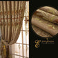 1/2pcs Luxury European Style Hollow Embroidered Curtains Living Room Balcony Bedroom Chenille Gauze Double Layers Curtain
