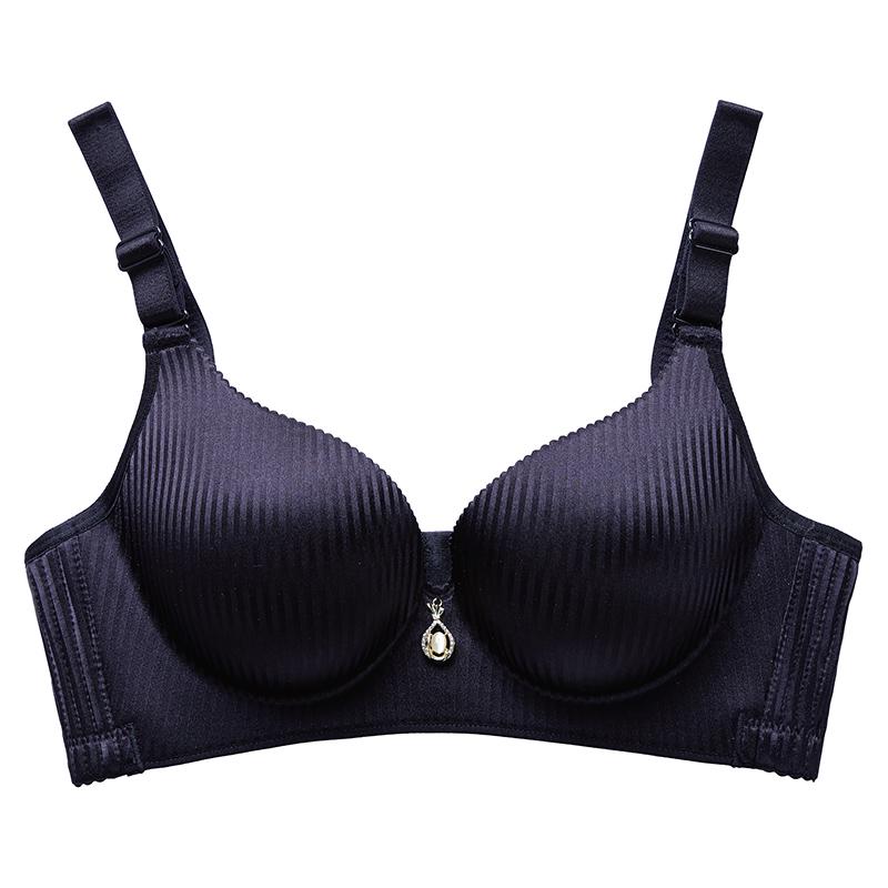 Large Size Bra Thin Cotton Breathable Comfort Underwear Gathered Adjustment Sexy Bras
