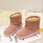 Snow Boots Women's Thick and Velvet Non-slip Student Short Boots Warm Cotton Shoes Winter Boots