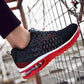 Men's Sports Shoes Running Shoes Mesh Breathable Fitness Shoes Korean Version Large Size Lightweight Outsole Non-slip Casual Shoes Men