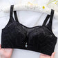 40-44CD Thin Sexy Lace Breathable Skin-Friendly No Steel Ring Bra Gathered Anti-sagging Receiving Secondary Breast Ladies Underwear Bra