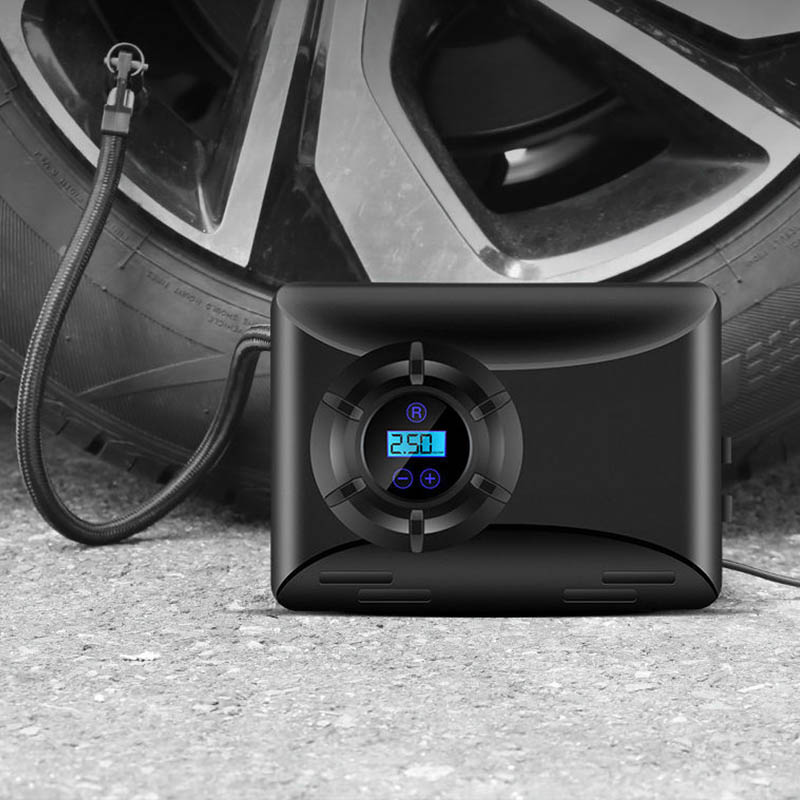 Electric Air Pump Car Car Tire High-power Portable Car Inflatable Pump Multi-function Belt Data Show Tire Pressure Detection Air Pump