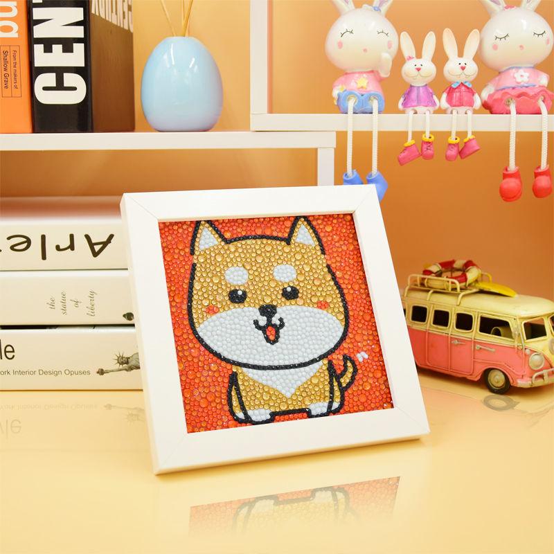 5D DIY Children's Diamond Painting Rhinestone Round Diamond Embroidery Home Decor Improve Relationship Family Activities
