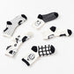 Women Cotton Crew Socks Autumn Winter Fashion New Simple Creative Fun Printing Trend Short Socks
