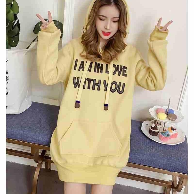 Patchwork Hooded Sweatshirt Women Casual Long Sleeve Hoodie Female Autumn Sweatshirts Coat