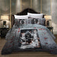 Clown Playing Cards 3PCS 3D Bedding Set Comfortable  Duvet Cover Pillowcases Bedroom Decor
