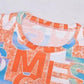 Women's Tops Summer English Print Loose Round Neck Versatile Short Sleeves