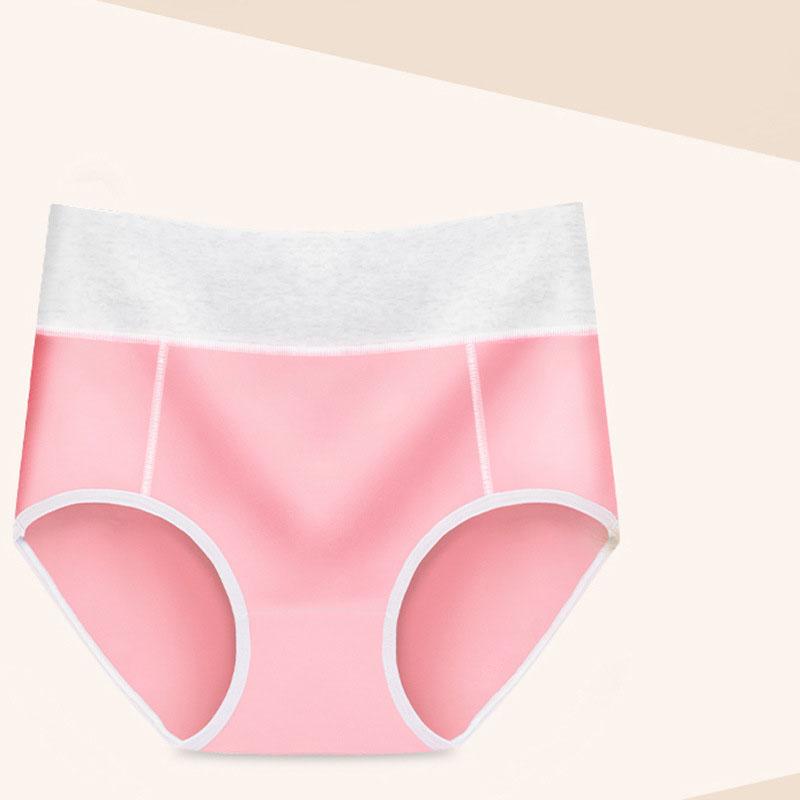 Women's Seamless Large Size Briefs Female Ice Silk Mid-rise Sexy Panties