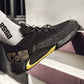 Spring Real Flying Knitting Shoes Men's Breathable Fashion Sneakers Black Gold Men's Sports Running Shoes Men's Shoes