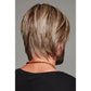 Handsome Men's Wig Blonde Straight Natural Hair Man Brown Toupee for Daddy Replacement Wigs Gifts