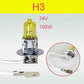 Car Bulb High Beam and Low Beam H4 Far Near One H7 Fog Lamp H3 H1 Super Bright 100W Hernia Halogen Lamp Original Car Brightening Golden Light 12V24V