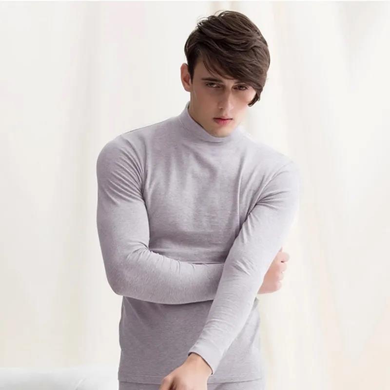 Mens Thermal Cotton Turtle Neck Skiny Turtleneck Slim Fit Sweater Shirts 4 Colors