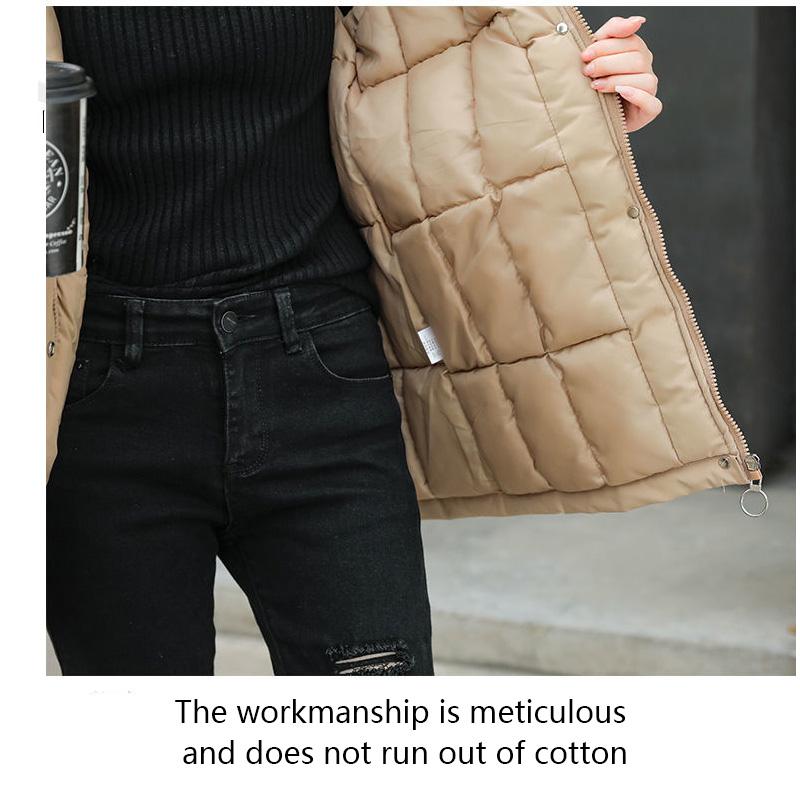 Winter Down Padded Jacket Women's Mid-length Padded Jacket Women's Overcoming Loose Padded Padded Jacket