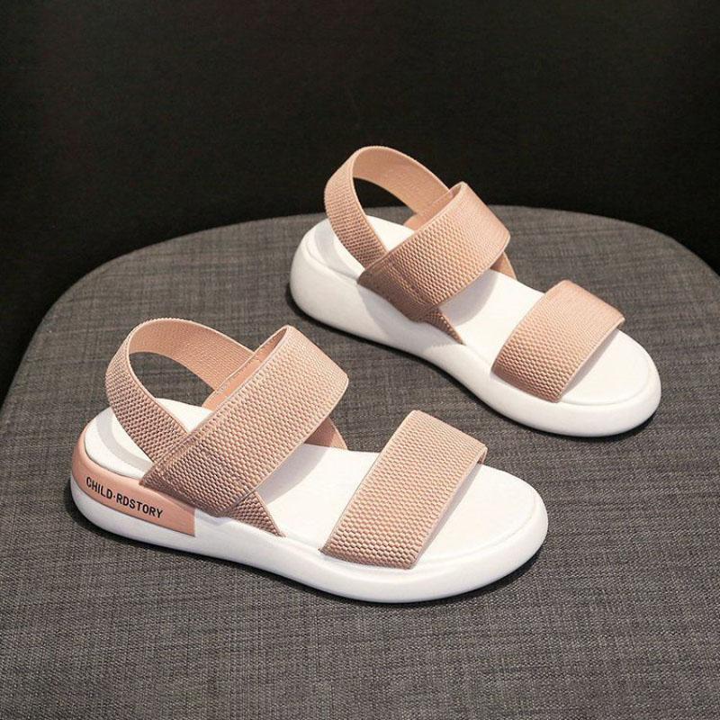 Korea Style Fashion Beach Sandals Female Rome Sandal Platform Buckle Summer Shoes Woman Preppy Sandalias Footwear
