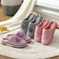Women Winter Slippers Cute Elephant Embroidery Plus Size Cotton Shoes Men Home Indoor Casual Slippers Blue Pink Slippers Thick Fleece Warm Non Slip