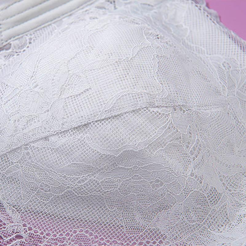 Ladies Large Size Thin Bras Soft No Steel Ring Side Breast Full Cup Breathable Inner Cup No Restraint Comfort Bra