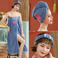 The Bath Towel Can Be Worn and Can Be Wrapped Around The Towel To Absorb Water and Does Not Shed Hair Cute Bath Skirt Dry Hair Cap and Headband