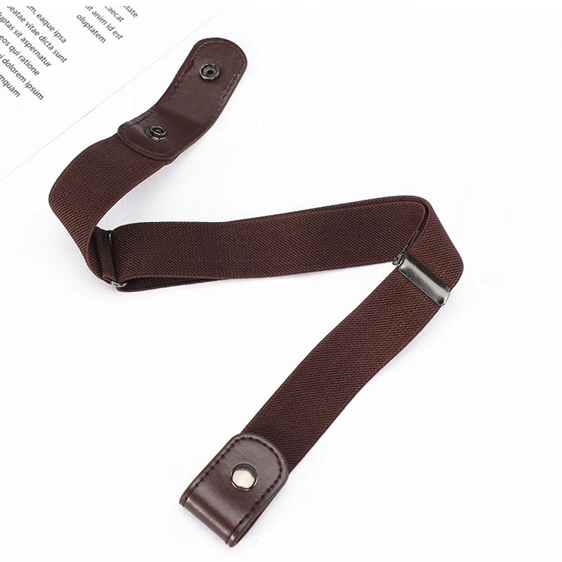 Women's Double Circle Woven Thin Belt Casual Korean Decorative Sweater Dress Belt Knotted and Lengthened Maroon Bel Telastic Band