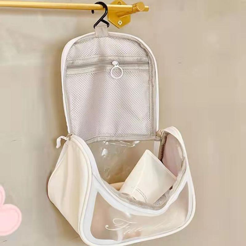 Waterproof Cosmetic Bag Travel Cosmetic Storage Bag Large Capacity Transparent Toilet Bag Portable Lady Handbag Clear Pouches