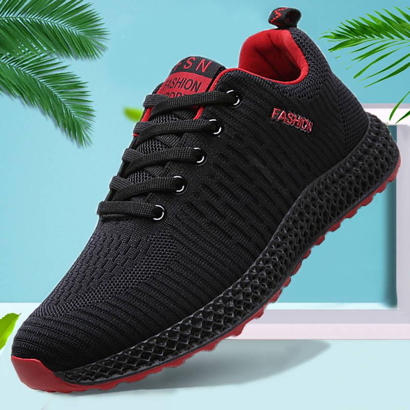 Shoes Men Sneakers Zapatillas Hombre Man Breathable Casual Shoes Fly Woven Sneakers Running Shoes