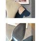 Flock Ankle Boots Women for Autumn Winter Fashion Pointed Toe Heel Woman Chelsea Boots Plus Size