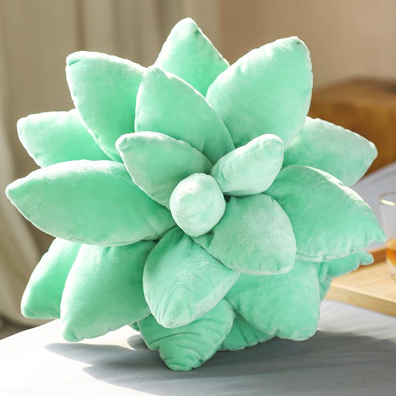 Cute Soft Plush Succulents Throw Pillow Simulation Cartoon Plant Plush Toy Kawaii Pillows Office Rest Cushion Soft Stuffed Doll Gift For Girls