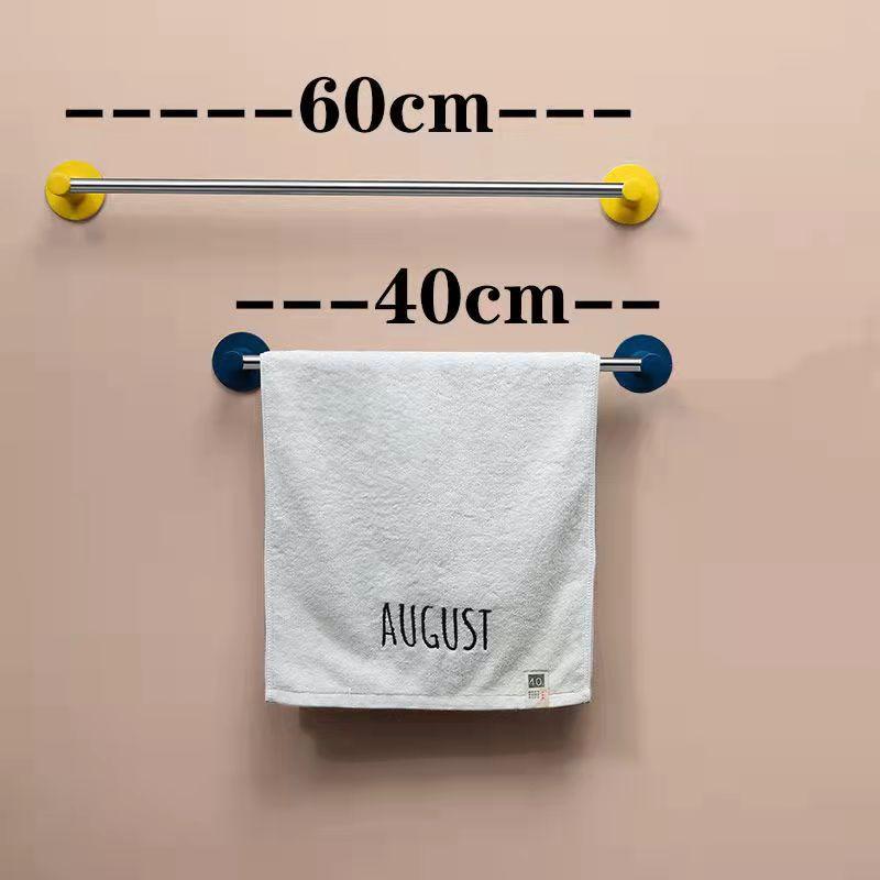 Towel Rack Rag Rack Slipper Rack Bathroom Toilet Towel Bar Kitchen Single Rod Thickened Simple Rack Multi-color Optional Hanging Rack