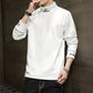 Winter Half-high Collar Men's Plus Velvet Loose Loose Bottoming Shirt To Keep Warm and Comfortable