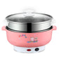 1000W Double Gear Electric Heat Pot 28cm Non-stick Cookware Boiling Soup Pot with 1 Steamer for Family