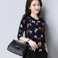Plus Size Spring, Autumn and Winter Butterfly Print Sweater Cashmere Knit Bottoming Sweater Vintage Slim Warm Woolen Sweater Jumper Outwear