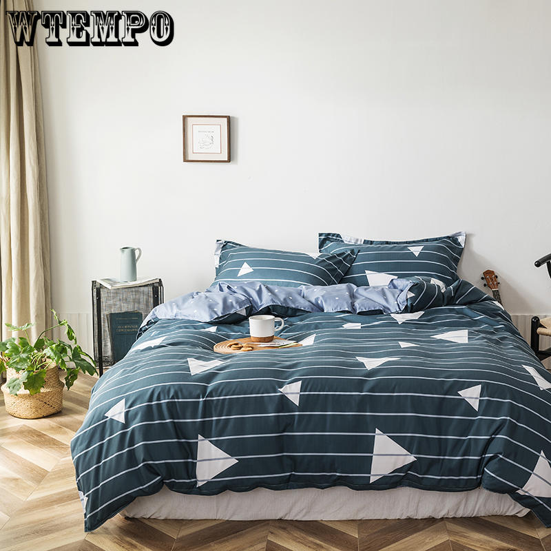 Printed Solid Bedding Sets Home Bedding Set 4-7pcs High Quality Lovely Pattern Four Seasons
