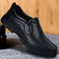 Real Cowhide Casual Leather Shoes Soft Sole Non-slip Cover Middle-aged and Elderly Dad Shoes Spring and Autumn Breathable Business Men's Shoes
