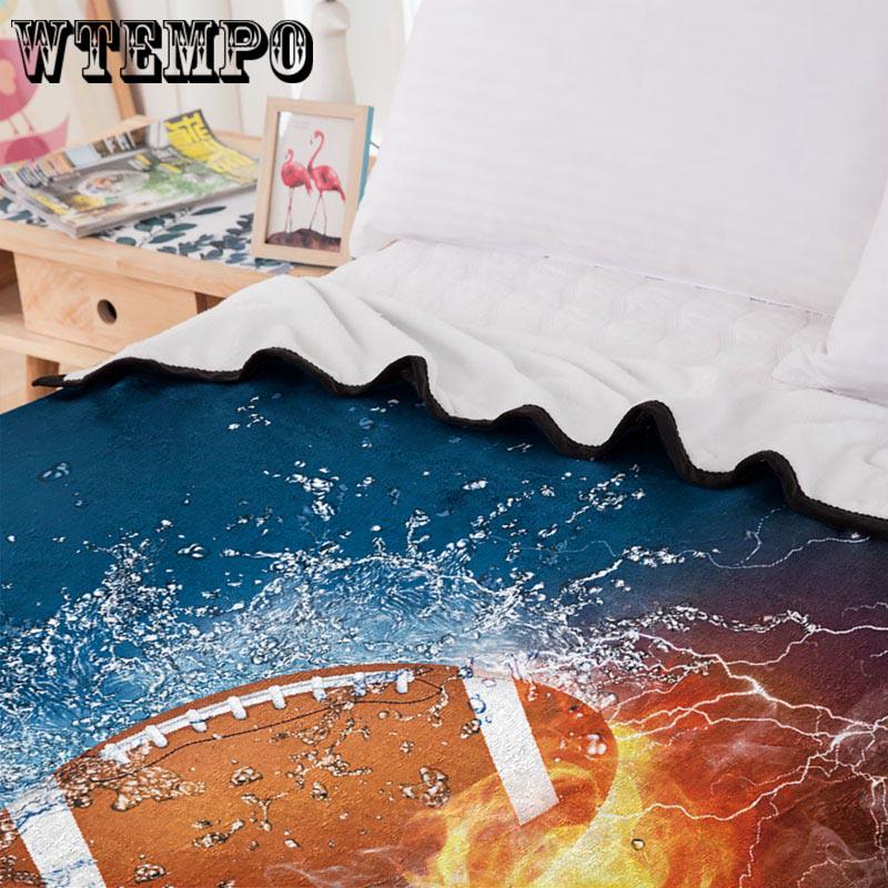 3D Football Pattern Print Tapestry Art Wall Hanging Tapestry Bedspread Decoration