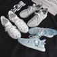 Korean Couple Breathable Running Shoes Summer Fly Woven Breathable Casual Sneakers Trend Canvas Coconut Shoes