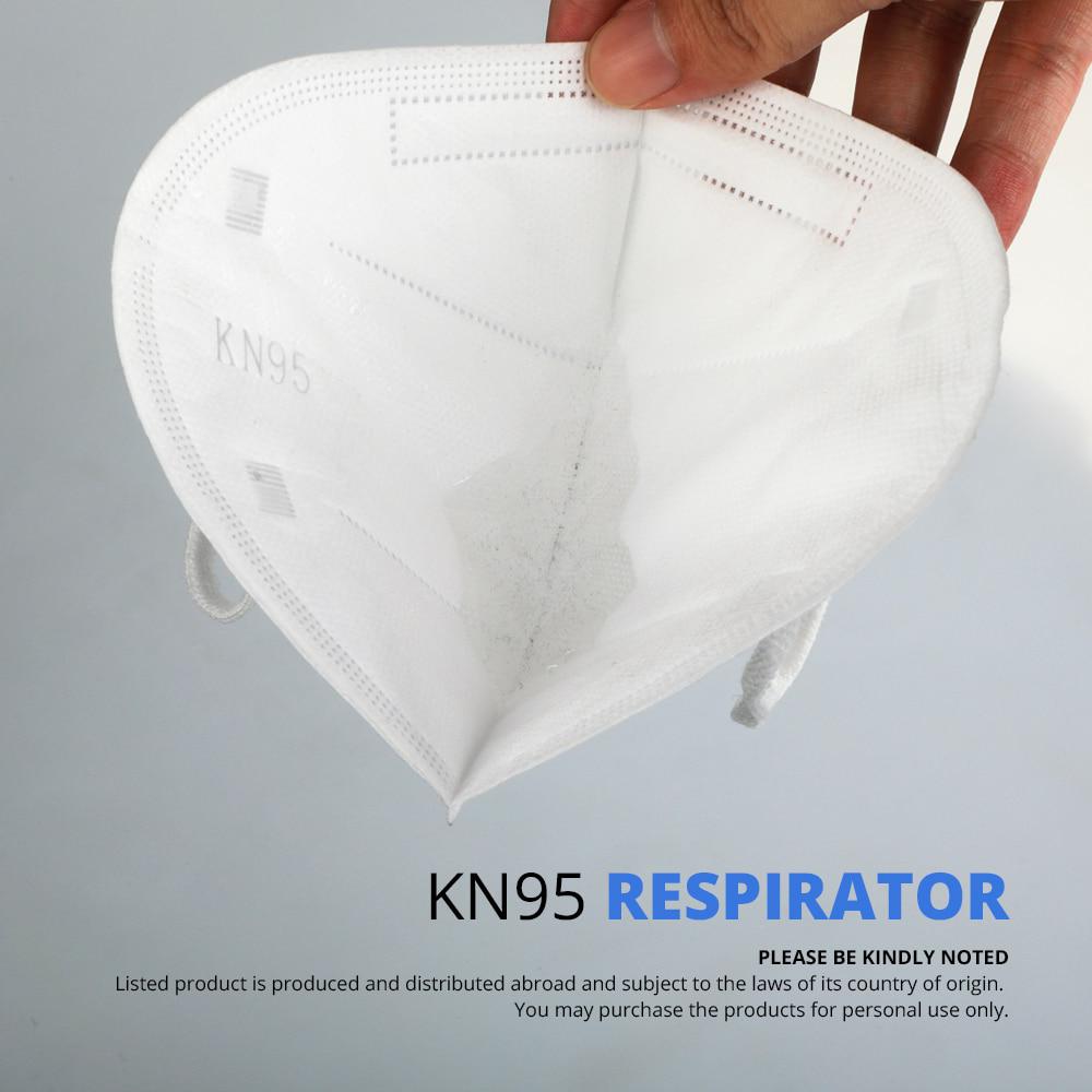 5/10/20/30 PCS KN95 Dustproof Anti-fog Breathable Face Masks 95% Filtration N95 Masks Features As KF94