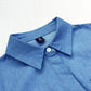 Dress Suit Short Sleeve Shirt Dress Women Length Above The Knee A-line Skirt with Big Pockets Casual Vacation Office Home