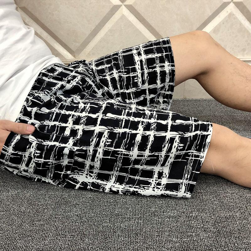 Men's Big Pants Home Pants Ultra-thin Plus Fat Plus Cotton Shorts Pajama Pants