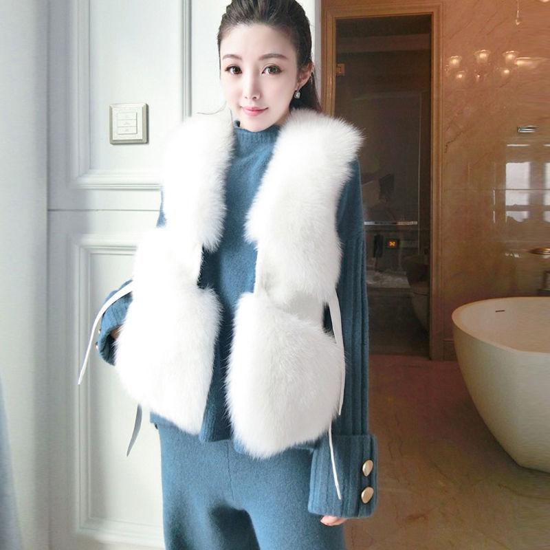 2pcs/set Women Knitted Tracksuit Two-piece Sweater Women's Solid Color Thick Turtleneck Sweater and Loose Knitted Wide-leg Pants Two-piece Set Outfits