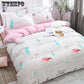 Home Textile 3/4 Pcs Bedding Set Duvet Cover Pillowcase Cute Cartoon Kids Quilt Cover