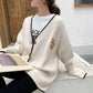 Knitted Cardigan V-neck Winter Clothes Coat Baby Elephant Embroidered Sweater Students