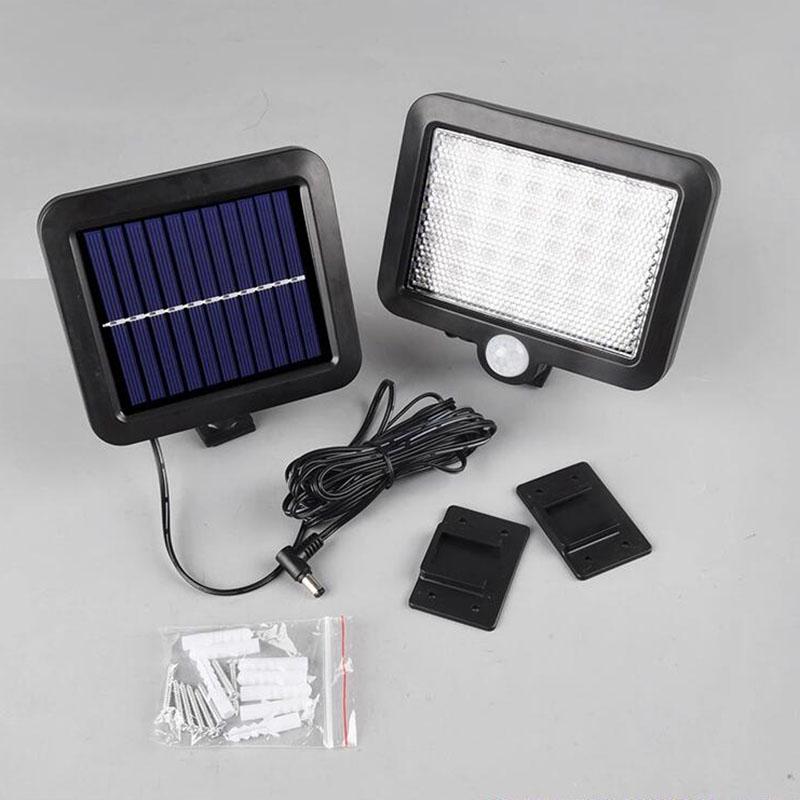 56 LED Solar Lamp Outdoor Waterproof PIR Motion Sensor Solar Powered Wall Lamp