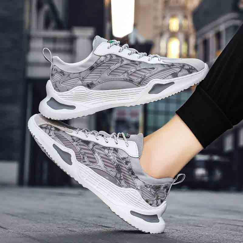 Plus Size 39-44 Men Sneakers Low-top Running Basketball Shoeses Outdoor Non-slip Sports Shoes Shockproof Shoeses